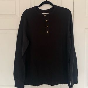 Goodfellow Black Long Sleeve Button Up Shirt
